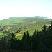 Der Zugerberg ragt aus der Nebelsuppe.