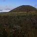 Auf zirka 3050m zwischen Mandara- und Horombo Huts hat man eine schöne Sicht auf den Sekundärvulkan Kifinika (3125m).