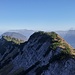 Blick über die Bogenhornschneid in die Berchtesgadener Alpen