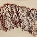 Brisiwand in künstlerischer Freiheit, Karl Bickel sen., 1915/1918, Rötel