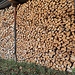 Sauber geschichtetes Holz in Allmenden: der Winter mag kommen