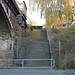 Naundorf, Treppenaufgang am einstigen Haltepunkt