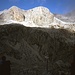 Blick von der Forcula Alta di Ghiaccaio in die Pala