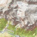 Karte mit der begangenen Route (Kartengrundlage: opentopomap.org).