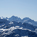 Sicht zur Bernina Gruppe von Botta Cuolm