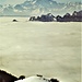 Il mare di nebbia sulla Val Pogallo ed il Monte Rosa.