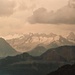 Die Berner Alpen, rechts das Finsteraarhorn (4274 m)