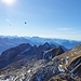 Ausblick vom Grauchopf, viel Heißluftballons unterwegs heute .. <br />(c) AlpenSim