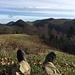 Mittagspause mit Blick auf Passwang und Vogelberg.