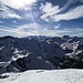 Blick vom Gipfel Richtung Piz Kesch und Bernina