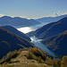 Blick auf den Lago di Vogorno und den Lago Maggiore