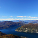 Aussicht vom Monte San Giorgio auf den Lago di Lugano