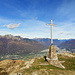 Das Gipfelkreuz des Cima di Medeglia