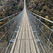 Die Hängebrücke Ponte Tibetano Carasc