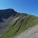 Blick vom Silberhubel auf den Grat Richtung Augstenberg.