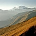 Monte Rosa al tramonto.