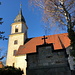 In Reinsberg - An der Kirche. In der heutigen Form wurde diese 1768 - 1773 errichtet, der Turm nach einem Brand 1899 erneuert.