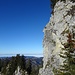 Impression vom Gipfelaufbau der Pointe sur le Roc mit Blick nach Westen