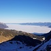 Vor 15'000 Jahren der Rheingletscher, heute ein Nebelmeer im Alpenrheintal