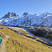 scm auf dem Weg zur Fürenalp. Im Hintergrund der Chli Spannort?