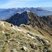 Uno sguardo all’indietro sul percorso effettuato dall’Alpe Foppa fino alla cima.