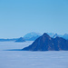Inseln im Nebelmeer: Zoom zum Stanserhorn, Gr. Mythen und Säntis