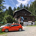 Valvasorjev dom pod Stolom - An der 1.180 m hoch gelegenen Hütte befindet sich der Ausgangs- und Endpunkt unserer Tour zum Stol.