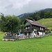 Zabreška planina - Wir passieren die Almhütte, Selsko Zabreška planina.