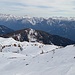 Blick zu den Lienzer Dolomiten, davor der Bichl, zu dem ich noch gehen will