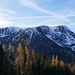 Blick zum Zanggen, der auch zu den Fleimstaler Alpen gehört