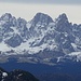 Die drei höchsten Gipfel der Palagruppe im Zoom