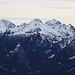 Berge der Fleimstaler Alpen (westlich der Cima d`Asta gelegen) im Zoom