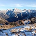 Blick vom Lungkofel in die Sextener Dolomiten
