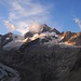 Blick zum Aletschhorn von der Oberaletschhütte
