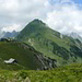 Blick vom Alpli auf den Lütispitz; im Vordergrund das Alpli-Gebäude