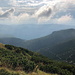 Veliki Snežnik - Blick zum Mali Snežnik. Unten ist auch unser Rückweg zu erahnen.