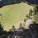 Rückblick zur Senke zwischen Karkopf und Feichteck