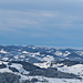 Blick in das Tössbergland, wo ich letzte Woche ein Wintermärchen erlebte