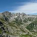 Fantastico panorama in direzione del Pizzo dell'Alpe Gelato (al centro della foto) a confine con l'Italia. 