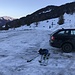 Parkplatz beim Skilift Schilt