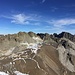 Übersicht über die zu besteigenden Gipfel vom Piz Nair aus gesehen...