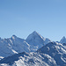 Dent Blanc 4357m und Matterhorn 4478m von Les Cretes de Thyon