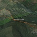 Monte Croce da Alpe Camasca: traccia.