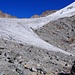 Die Steinhaufen-Markierungen enden am Gletscher