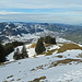 die Aussicht vom Fähnerenspitz nach Appenzell hinunter