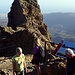 Auf dem höchsten, frei zugänglichen Punkt, Pico de las Nieves (1949m). Der vorgelagerte Felszahn, Morron de la Agujereada, ist mit 1956m allerdings noch etwas höher. 