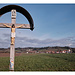 Rückschau auf Langenpettenbach mit schiefem Jesus