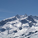 Grandioser Blick von der Gandegghütte zum Monte Rosa