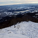 panorama verso il lago e la pianura