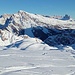 Blick zum schönen Skitourenberg Dürrenstein und zu den Sextener Dolomiten